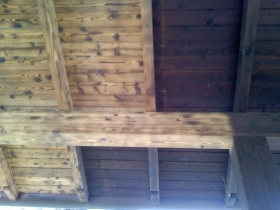 Sverniciatura legno nuovo - Sabbiature Lamature 